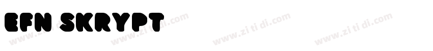 EFN Skrypt字体转换